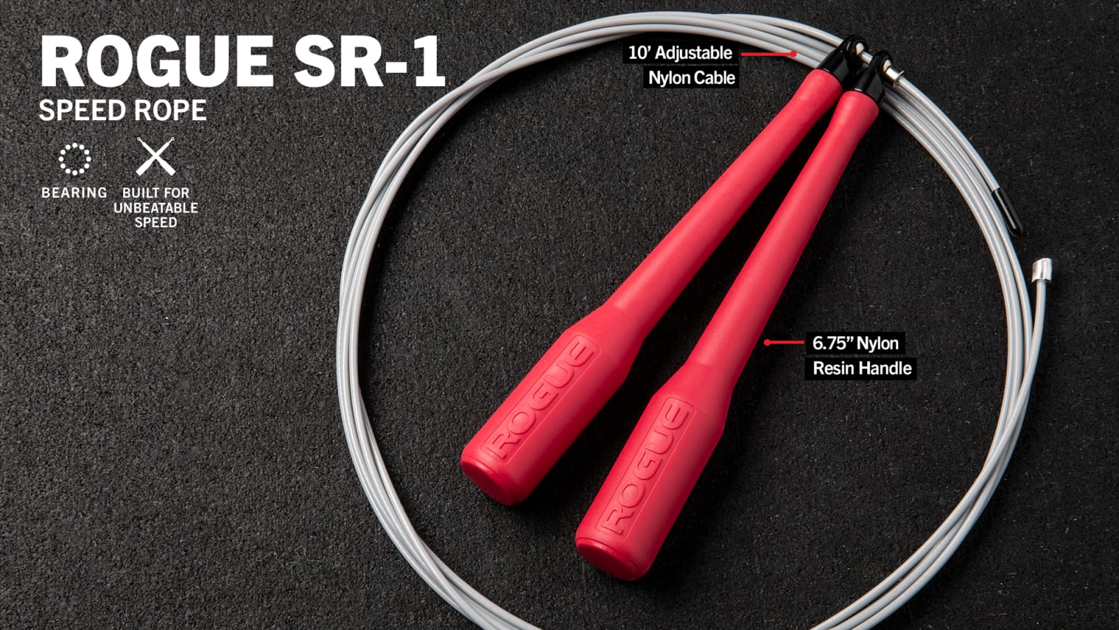 SR-1 Rogue Bearing Speed Rope | Rogue Fitness